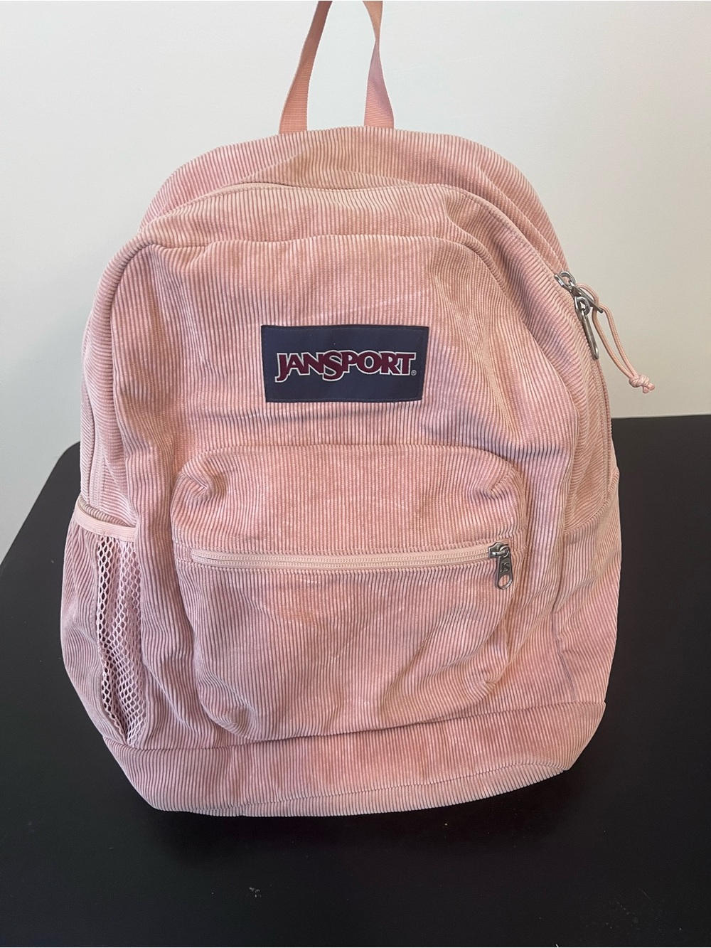 Jansport Pink Corduroy Women's Backpack